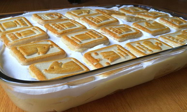 Рецепт бананового пудинга