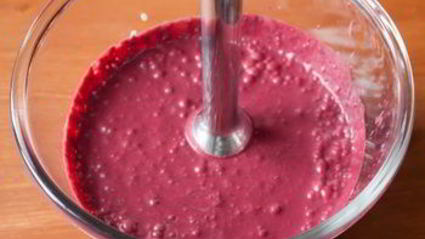 чернично-сливочное желе