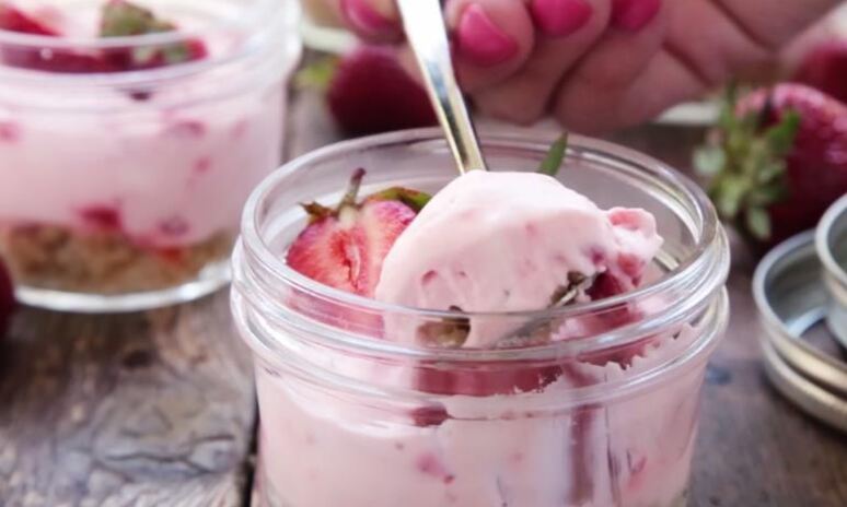 Рецепт десерта клубничного чизкейк