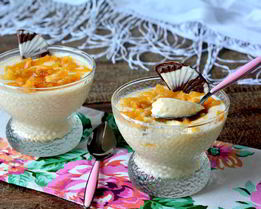 Десерт с грушей Пломбир