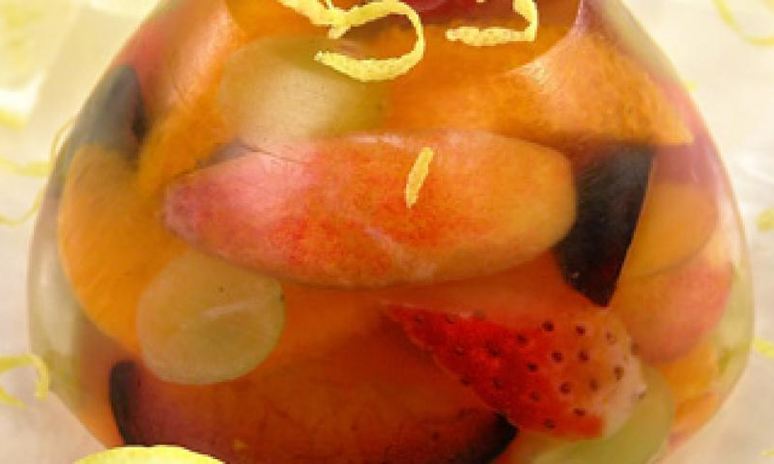 Рецепт фруктового желе ассорти