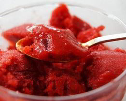 Грушево-ежевичный сорбет