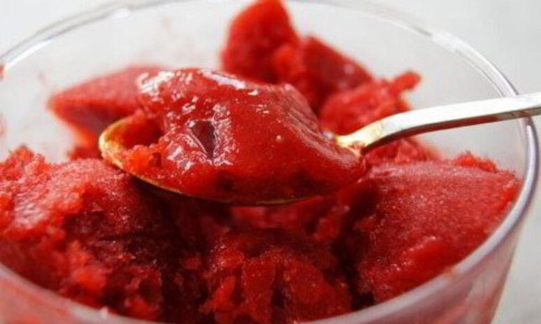 Рецепт грушева-ежевичного сорбет