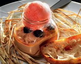 Йогурт с фуа-гра