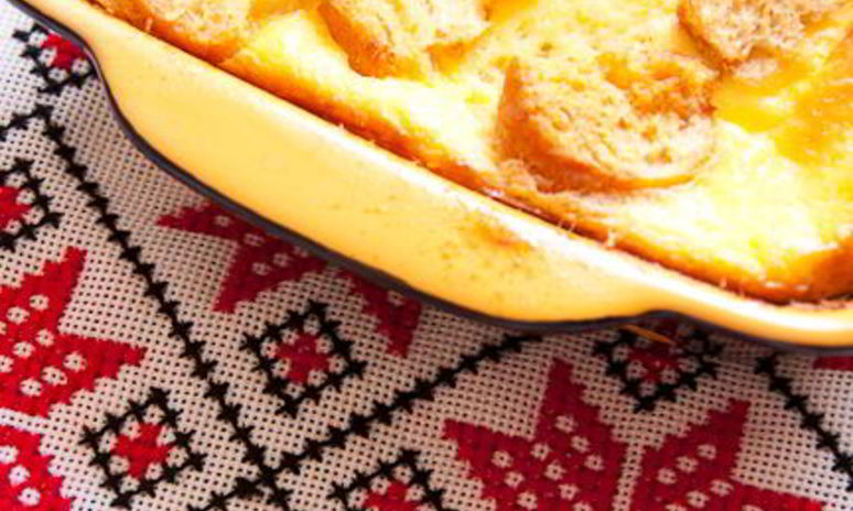 Рецепт карамельного хлебного пудинга