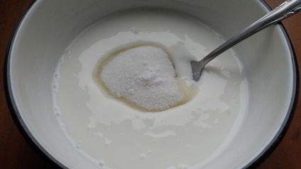 кефирный десерт с шоколадом