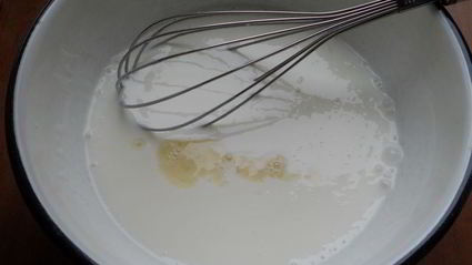 кефирный десерт с шоколадом