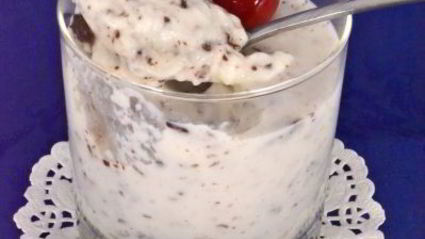 кефирный десерт с шоколадом