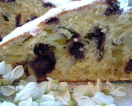 Кейк с шоколадными капельками