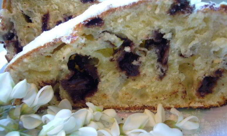 Рецепт кейка с шоколадными капельками