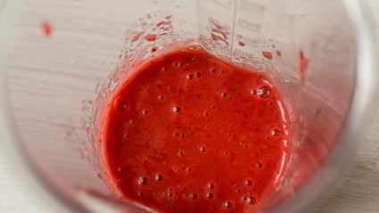 клубничное желе с шампанским