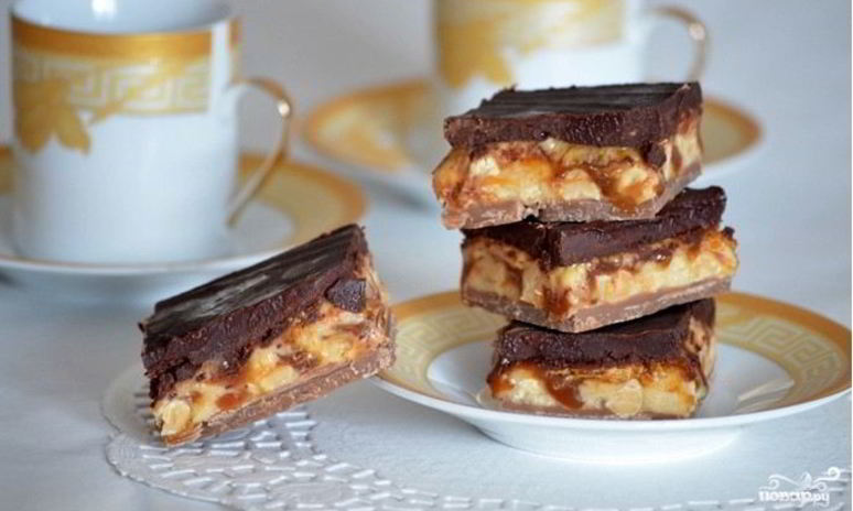 Рецепт батончика сникерс