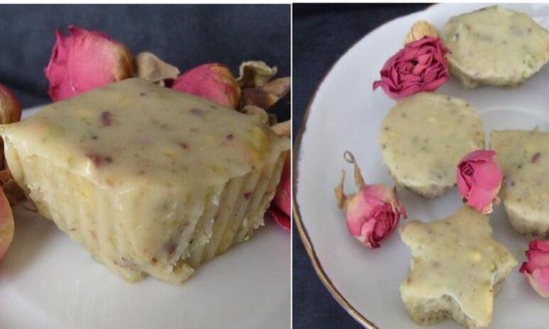 Рецепт конфет с белым шоколадом и фисташками