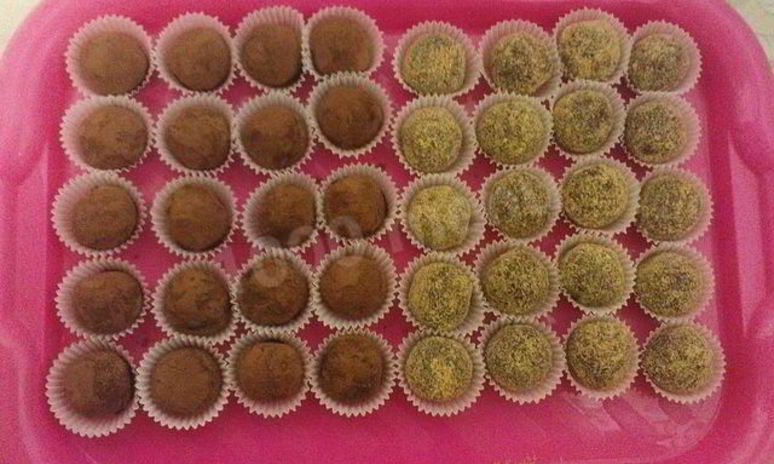 Рецепт конфет трюфель из горького шоколада