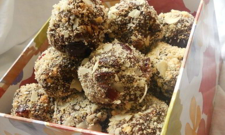 Рецепт мягких шоколадно-черешневые конфеты