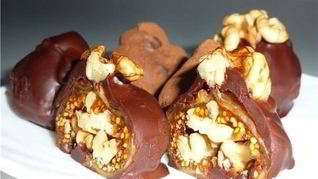 Полезные домашние конфеты с инжиром