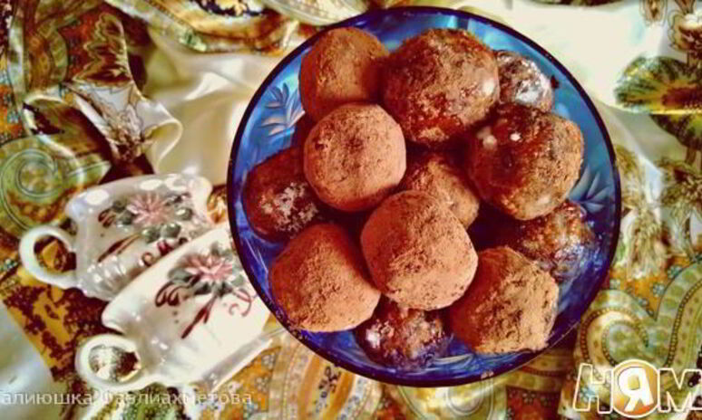 Рецепт полезных конфет с нутом