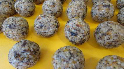 постные конфеты из пшена