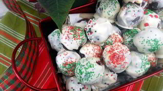 Рождественские конфеты Красный бархат