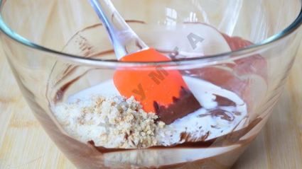 шоколадные конфеты с фундуком