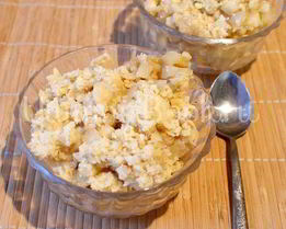 Крамбль с яблоками