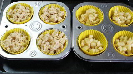 крамбль с яблоками