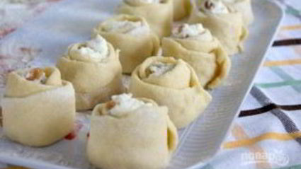 булочки с творожным кремом