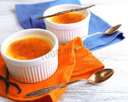 Каталонский классический крем с карамелизированной корочкой