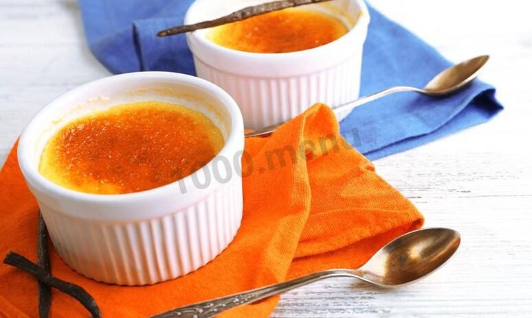 Рецепт каталонского классического крема с карамелизированной корочкой