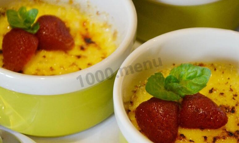 Рецепт классического крема брюле