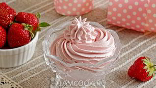 Клубничный крем для торта