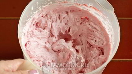 клубничный крем для торта