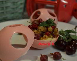 Клубничные шоколадные шары с лимонным кремом