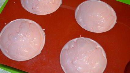 клубничные шоколадные шары с лимонным кремом