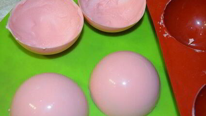 клубничные шоколадные шары с лимонным кремом