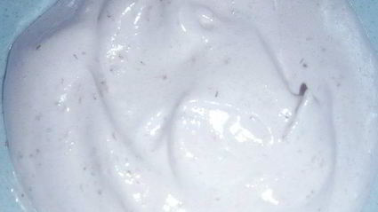 кофе с белково-клубничным кремом