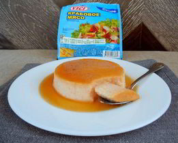 Крабовый крем-карамель