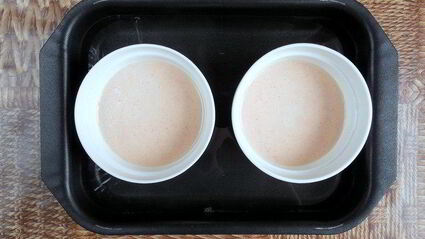 крабовый крем-карамель