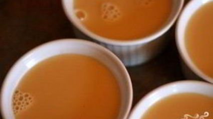 крем-карамель в горшочках