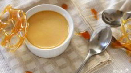 крем-карамель в горшочках