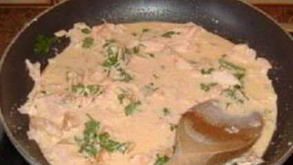 кремовая паста с лососем