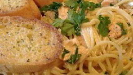 кремовая паста с лососем