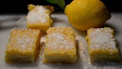 кремовые лимонные квадратики
