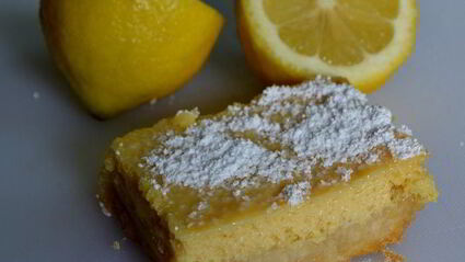 кремовые лимонные квадратики