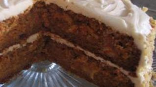 Морковный тортик с кремом из сливочного сыра