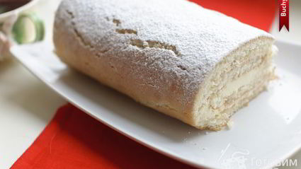 рулет с творожным кремом по госту
