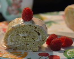 Рулет со швейцарским маслянным кремом