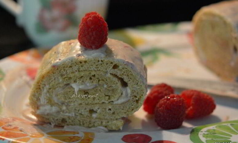 Рецепт рулета со швейцарским маслянным кремом