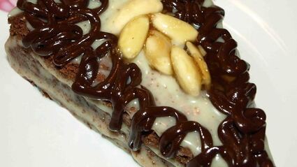 шоколадная симфония с кремом из белого шоколада