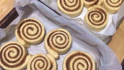 синнабон — булочки с корицей и сливочным кремом сверху